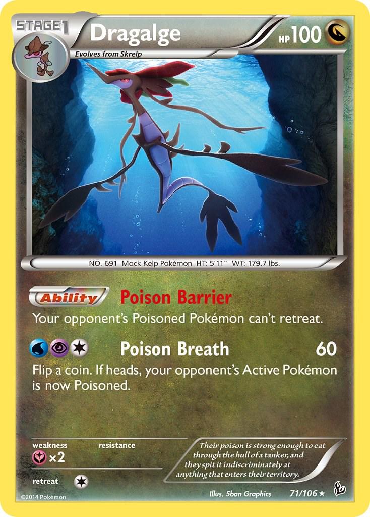 Dragalge #71 Pokemon Flashfire