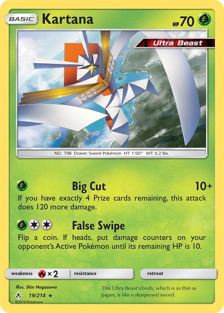 Kartana #19 Pokemon Unbroken Bonds