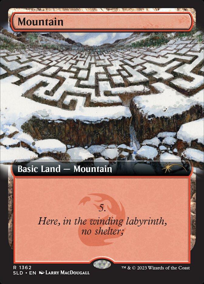 Mountain #1362 Magic Secret Lair Drop