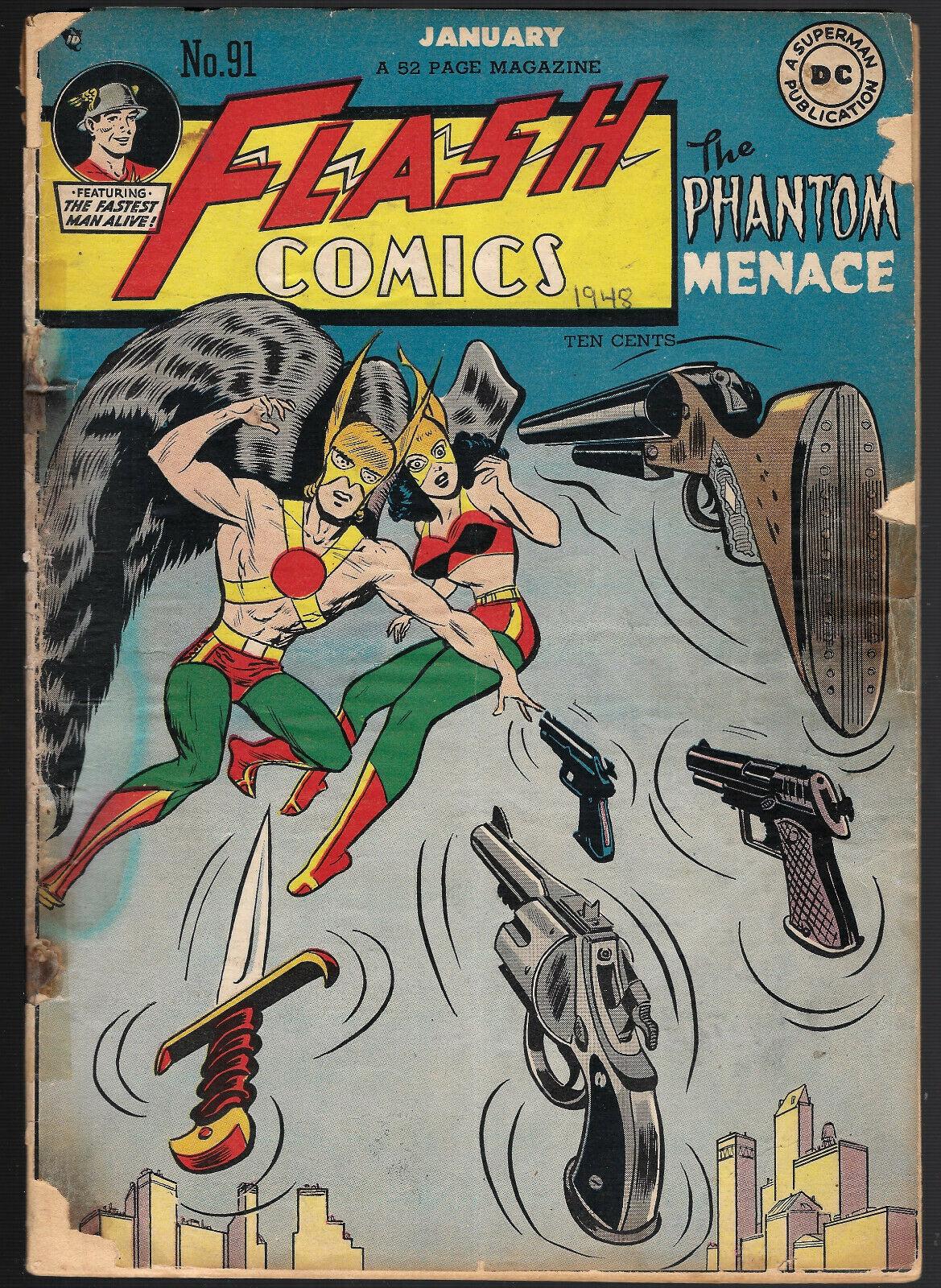 Flash Comics #91 (1948) Comic Books Flash Comics