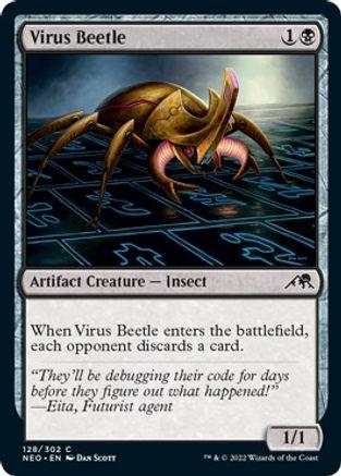 Virus Beetle #128 Magic Kamigawa: Neon Dynasty