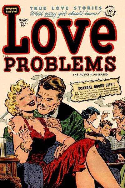 True Love Problems and Advice Illustrated #24 (1953) Comic Books True Love Problems and Advice Illustrated