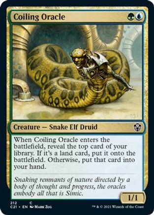 Coiling Oracle Magic Commander 2021