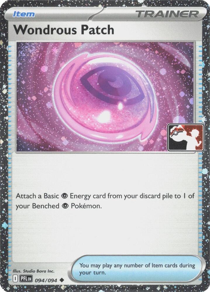 Wondrous Patch [Prize Pack Cosmos Holo] #94 Pokémon Card from Pokemon Phantasmal Flames Set 