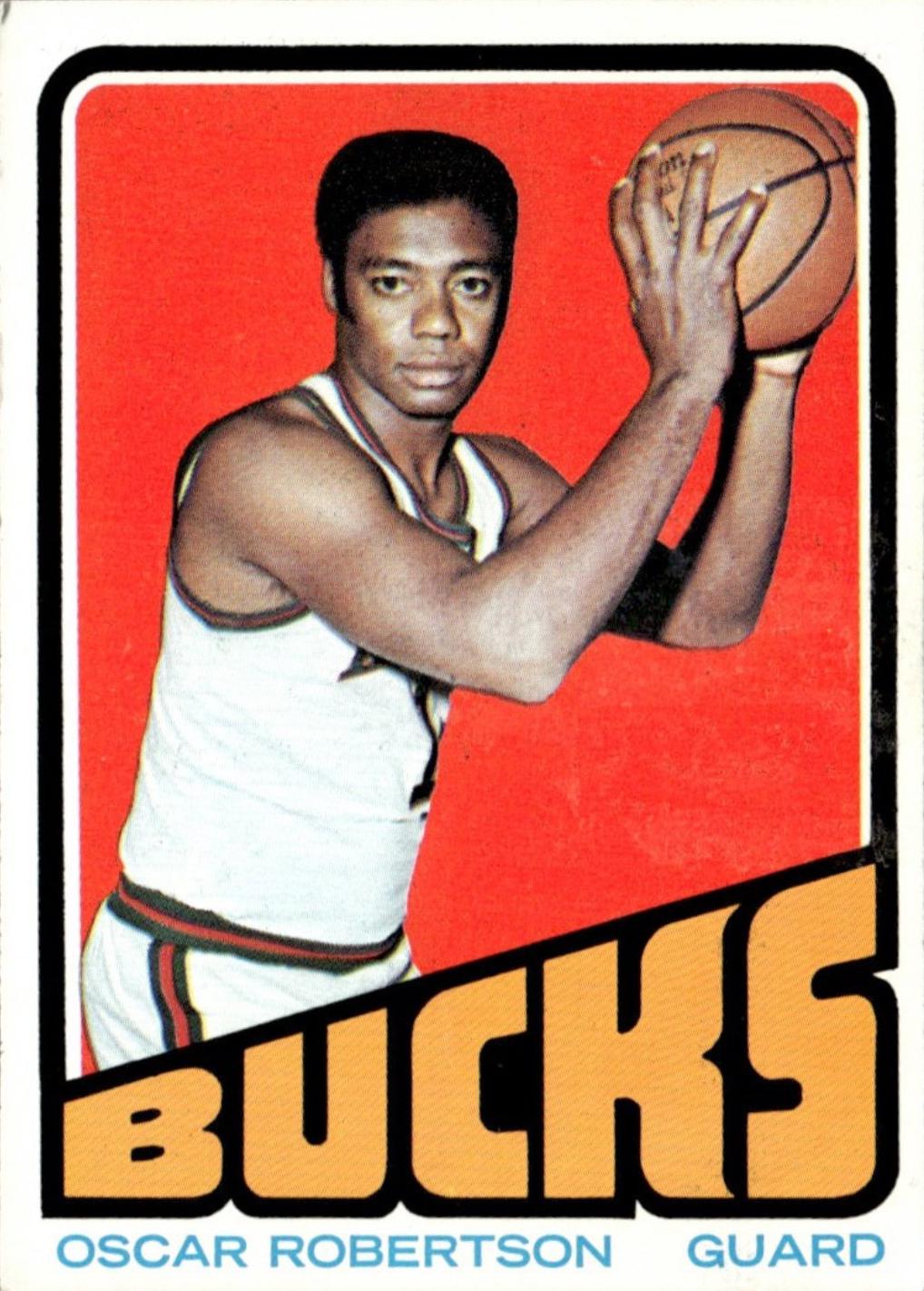 Oscar Robertson #25 Basketball Cards 1972 Topps