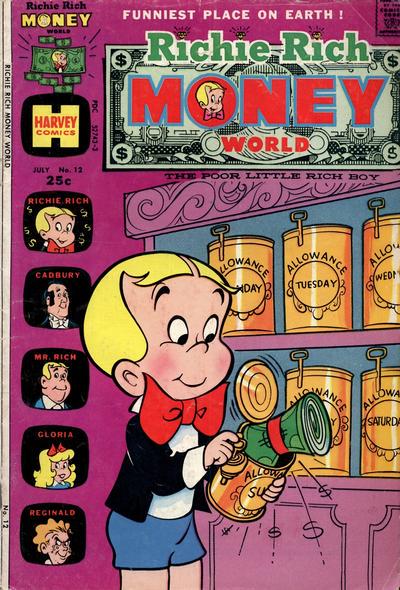 Richie Rich Money World #12 (1974) Comic Books Richie Rich Money World