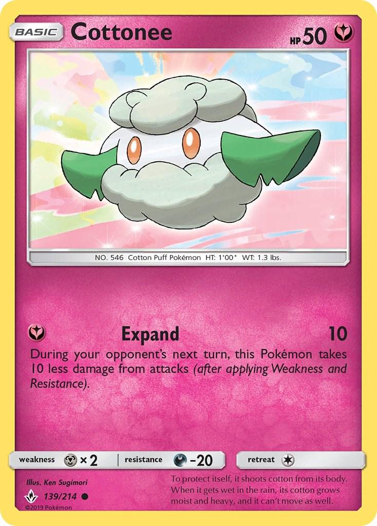 Cottonee #139 Pokemon Unbroken Bonds