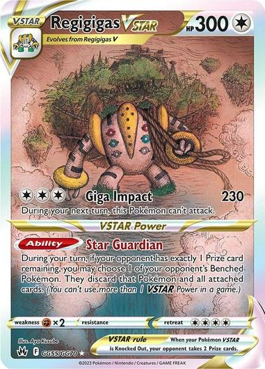 Regigigas VSTAR #GG55 Cover Art