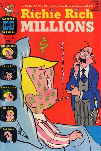 Richie Rich Millions #27 (1968) Comic Books Richie Rich Millions
