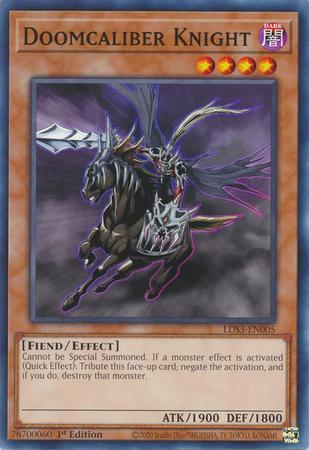 Doomcaliber Knight LDS3-EN005 YuGiOh Legendary Duelists: Season 3