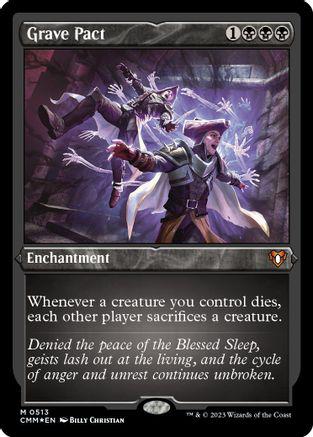 Grave Pact #513 Magic Commander Masters