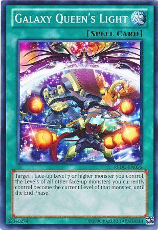 Galaxy Queen's Light REDU-EN056 YuGiOh Return of the Duelist