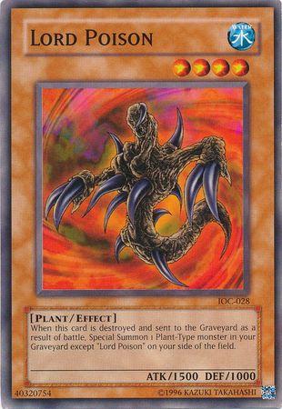 Lord Poison IOC-028 YuGiOh Invasion of Chaos