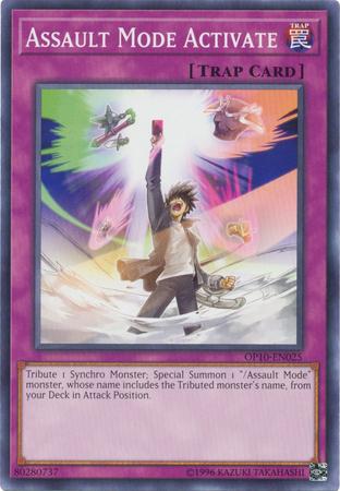Assault Mode Activate OP10-EN025 YuGiOh OTS Tournament Pack 10