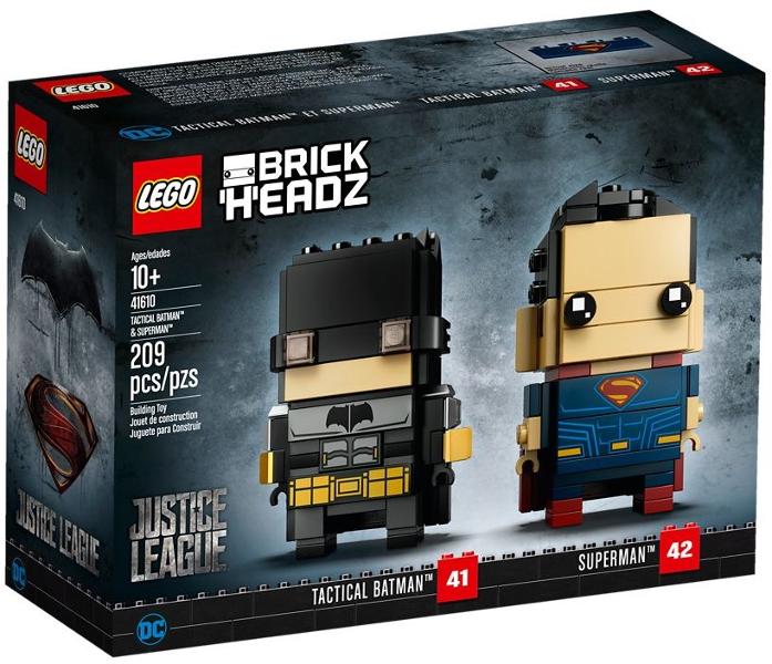 Tactical Batman & Superman #41610 LEGO BrickHeadz