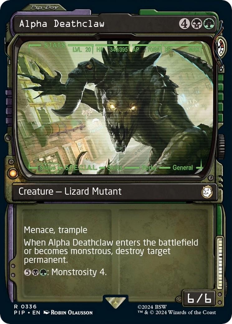 Alpha Deathclaw [Foil] (Magic Fallout)