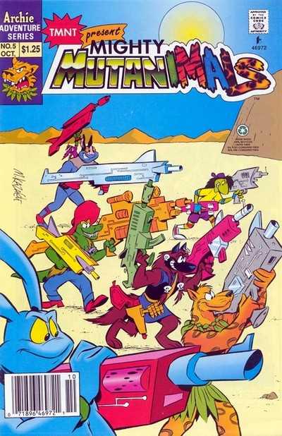 Mighty Mutanimals #5 (1992) Comic Books Mighty Mutanimals