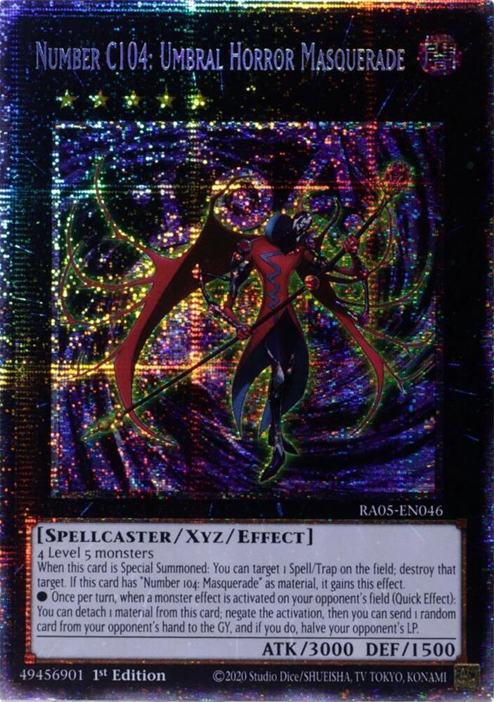 Number C104: Umbral Horror Masquerade [Starlight Rare] RA05-EN046