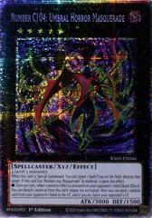 Number C104: Umbral Horror Masquerade [Starlight Rare] RA05-EN046