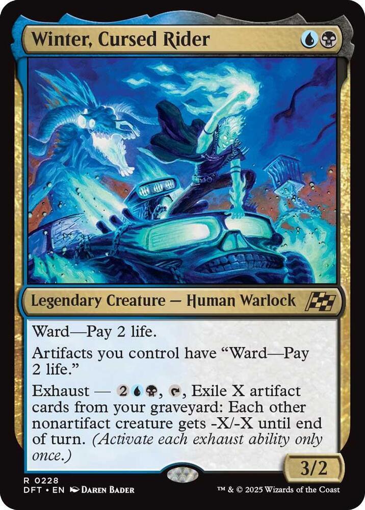 Winter, Cursed Rider #228 Magic Aetherdrift