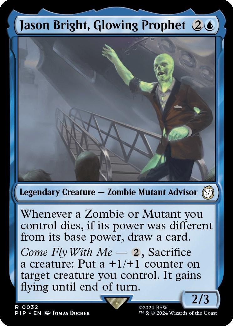 Jason Bright, Glowing Prophet #32 Magic Fallout