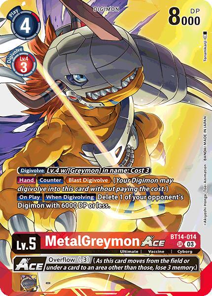 MetalGreymon ACE front