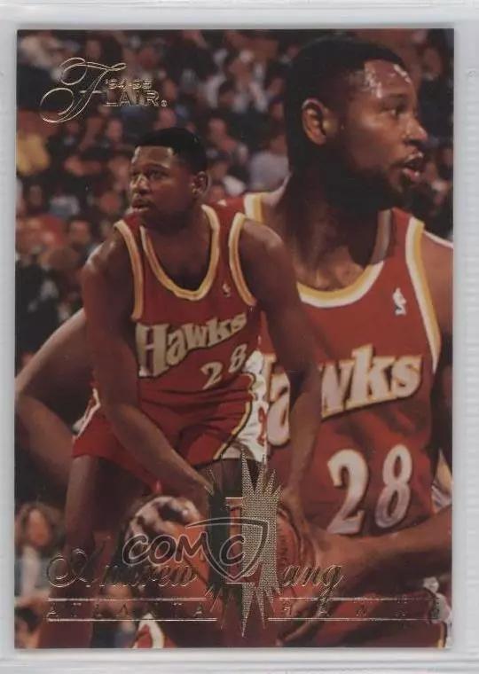 Andrew Lang #5 Basketball Cards 1994 Flair