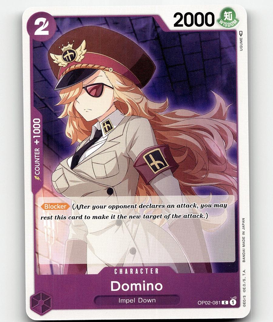 Domino OP02-081 One Piece Paramount War