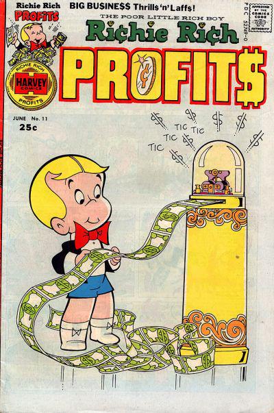 Richie Rich Profits #11 (1976) Comic Books Richie Rich Profits