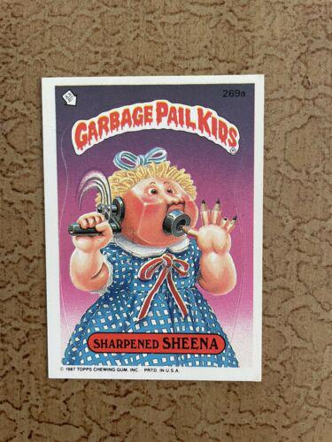 Sharpened SHEENA #269a 1987 Garbage Pail Kids