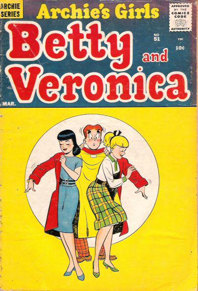 Archie's Girls Betty and Veronica #51 (1960) Comic Books Archie's Girls Betty and Veronica