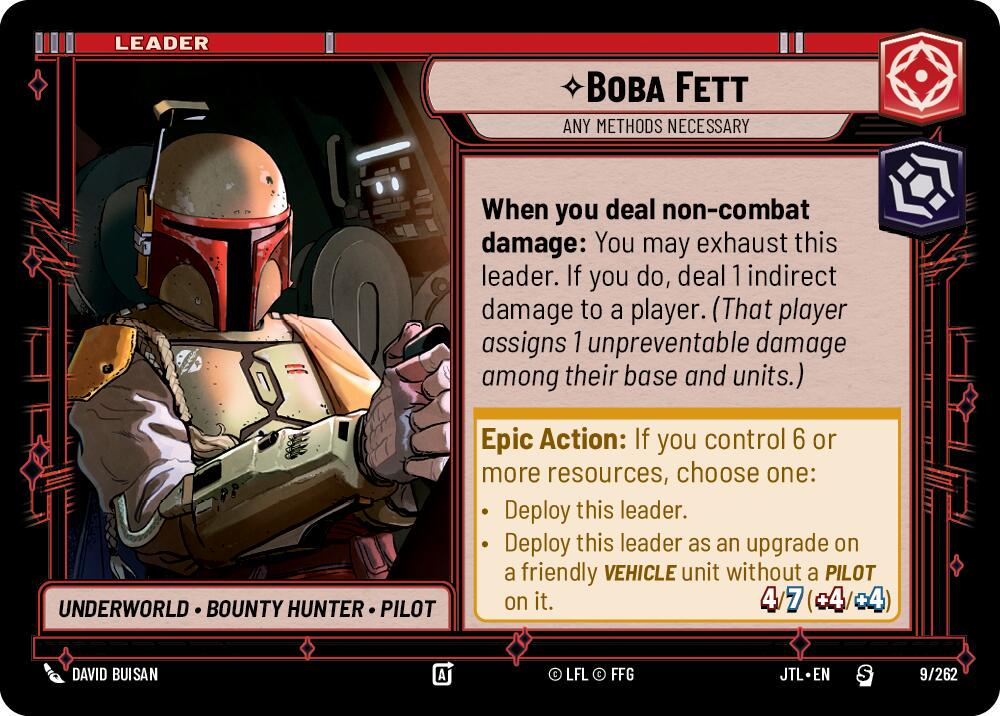 Boba Fett - Any Methods Necessary #9 Star Wars Unlimited: Jump to Lightspeed