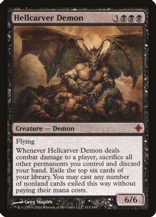 Hellcarver Demon #113 Magic Rise of the Eldrazi