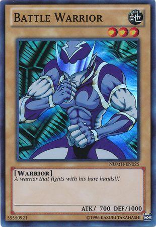 Battle Warrior NUMH-EN025 YuGiOh Number Hunters
