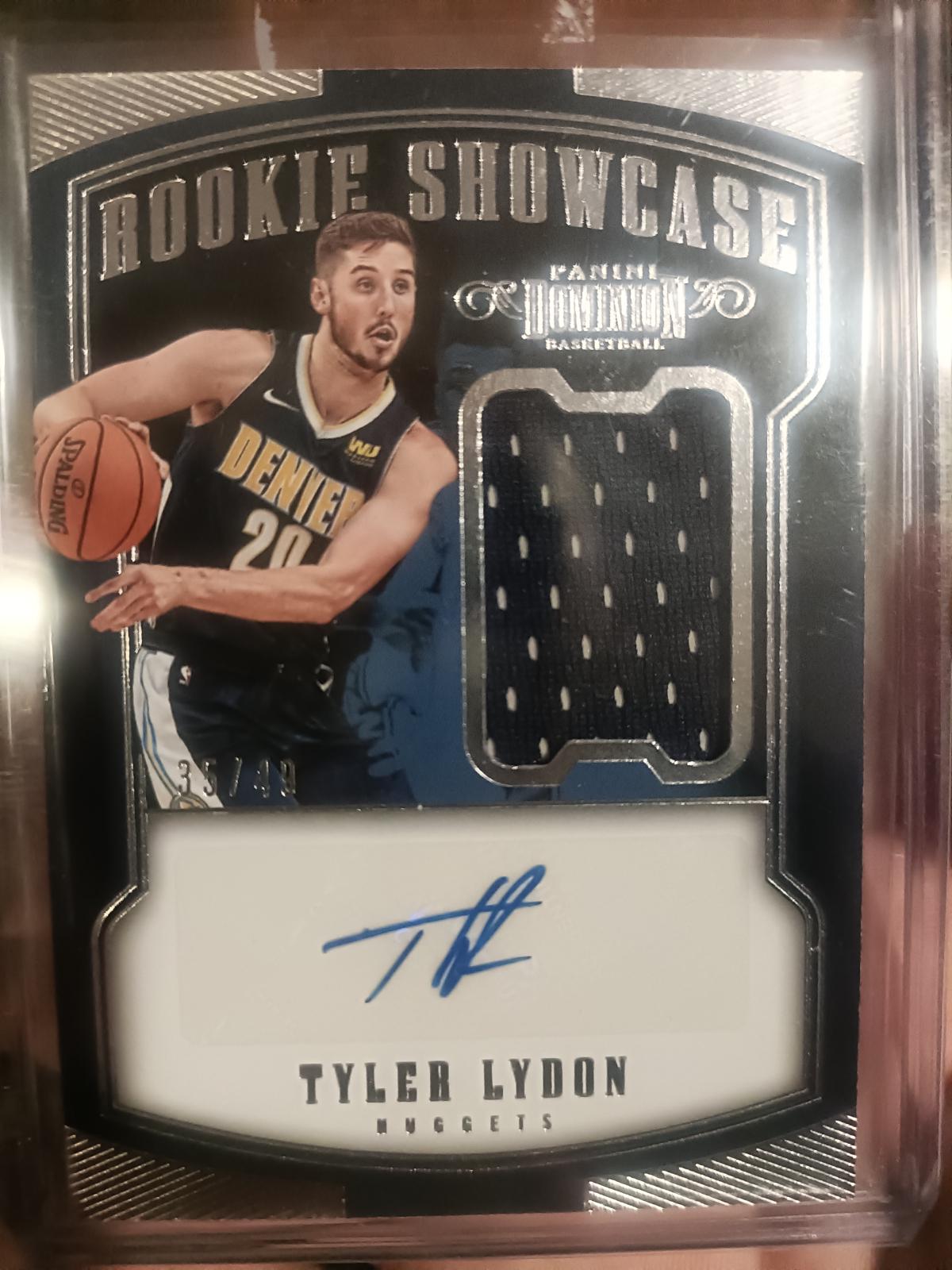 Tyler Lydon #RSJ-TLY Basketball Cards 2017 Panini Dominion Rookie Showcase Jersey Autographs