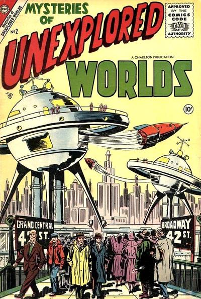 Mysteries of Unexplored Worlds #2 (1957) Comic Books Mysteries of Unexplored Worlds