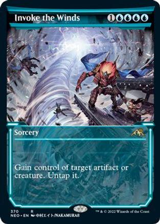 Invoke the Winds #370 Magic Kamigawa: Neon Dynasty