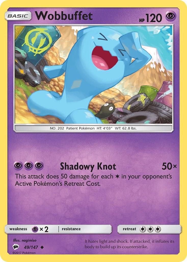 Wobbuffet #49 Pokemon Burning Shadows