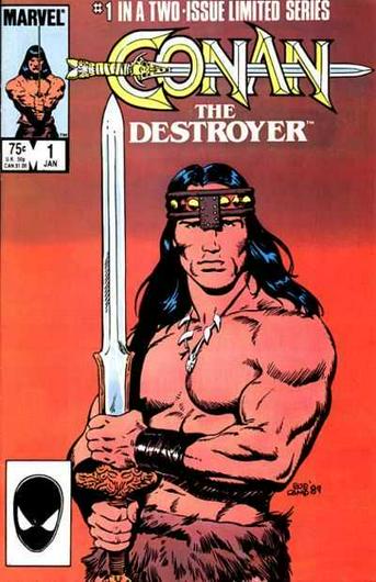 Conan the Destroyer #1 (1985) Cover Art