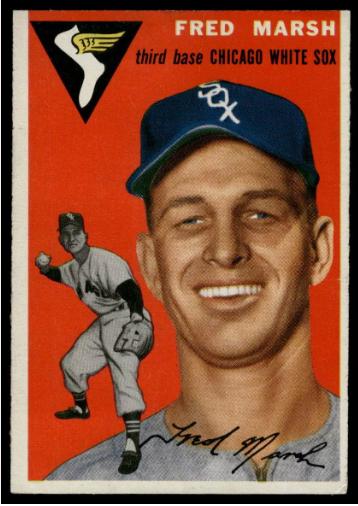 Fred Marsh #218 Baseball Cards 1994 Topps Archives 1954 Reprint