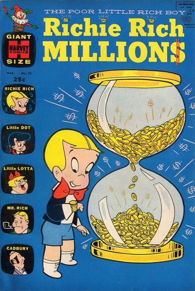 Richie Rich Millions #22 (1967) Comic Books Richie Rich Millions