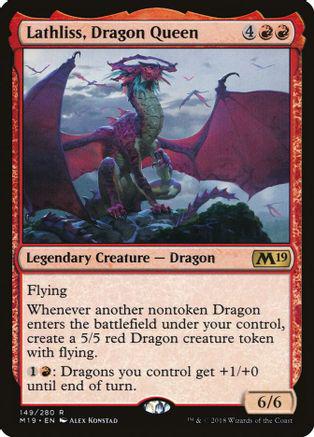 Lathliss, Dragon Queen #149 Magic Core Set 2019