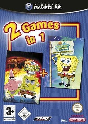 2 Games in 1: SpongeBob PAL Gamecube