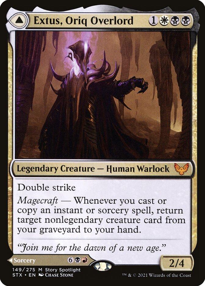 Extus, Oriq Overlord & Awaken the Blood Avatar Magic Strixhaven School of Mages