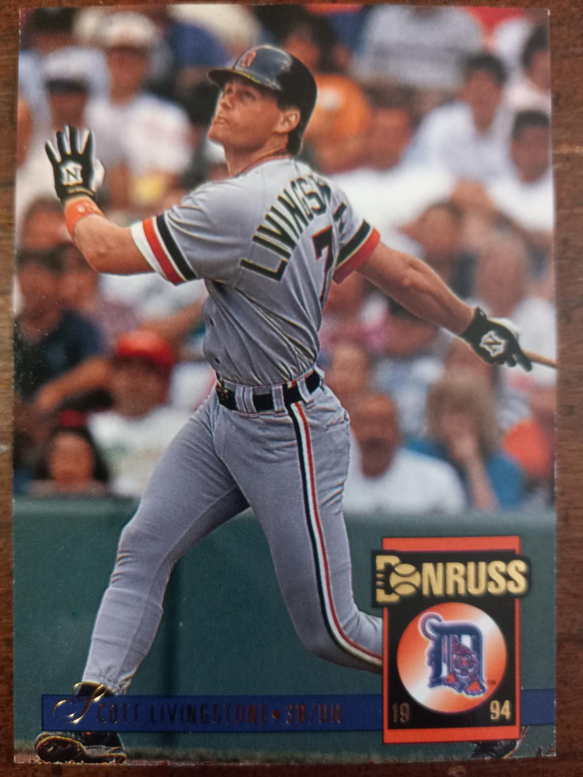 Scott Livingstone #597 Baseball Cards 1994 Donruss