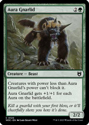 Aura Gnarlid #120 Magic Wilds of Eldraine Commander