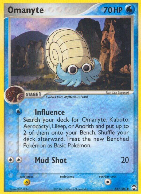 Omanyte #56 Pokemon Power Keepers