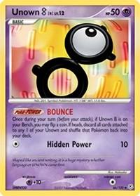 Unown B #66 Pokemon Diamond & Pearl