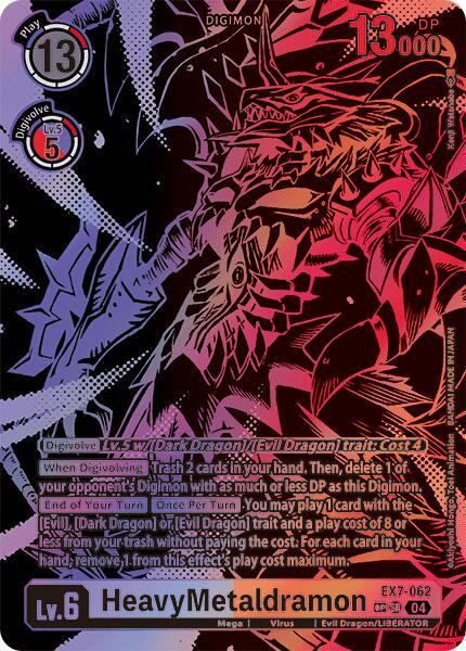 HeavyMetaldramon [Textured Foil] #EX7-062 Prices | Digimon