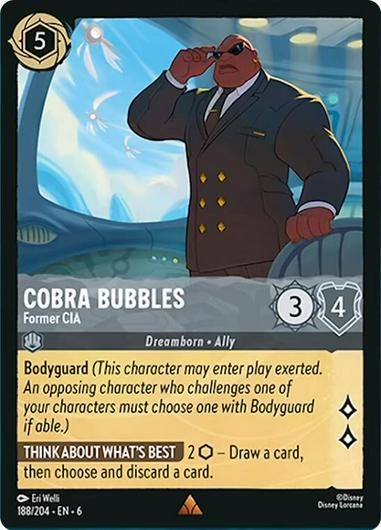 Cobra Bubbles - Former CIA #188 Cover Art